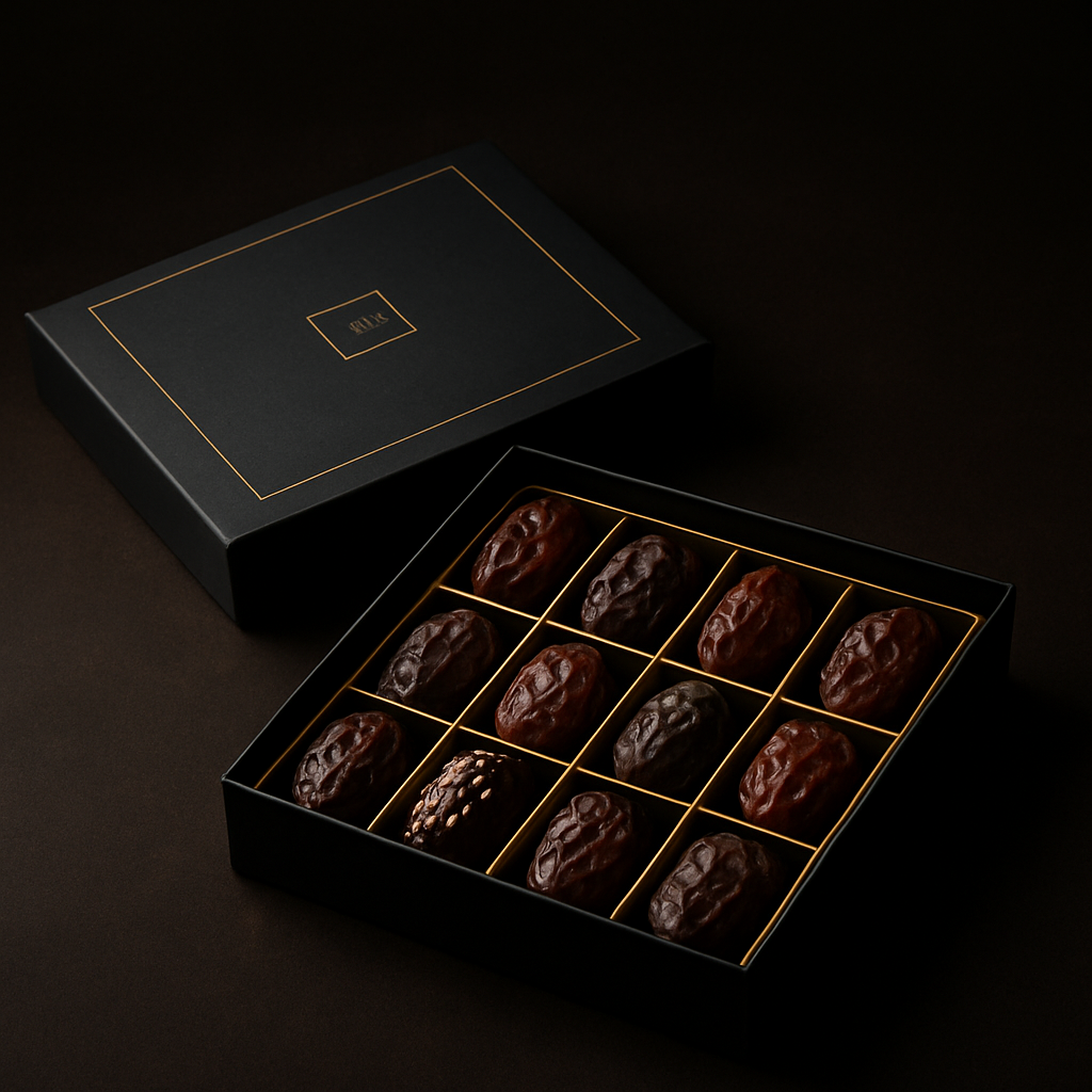 Luxury Casa de Palma gift box of assorted dates